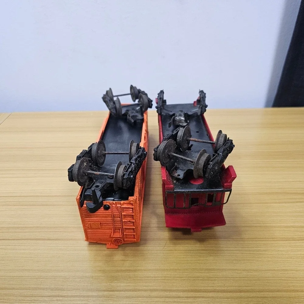 Lionel 6047 Lionel Lines Red Caboose O Gauge Train X-1004 Orange Curtiss Baby